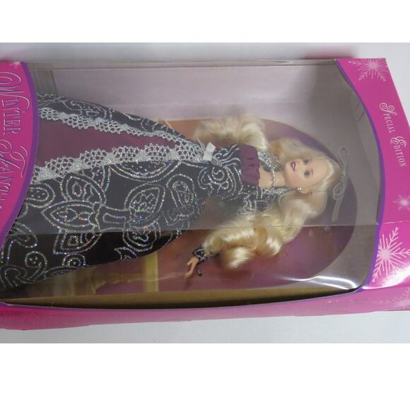 VINTAGE 1996 Winter Fantasy BARBIE #17249 Caucasian Blonde New In Box Mattel - Picture 9 of 10